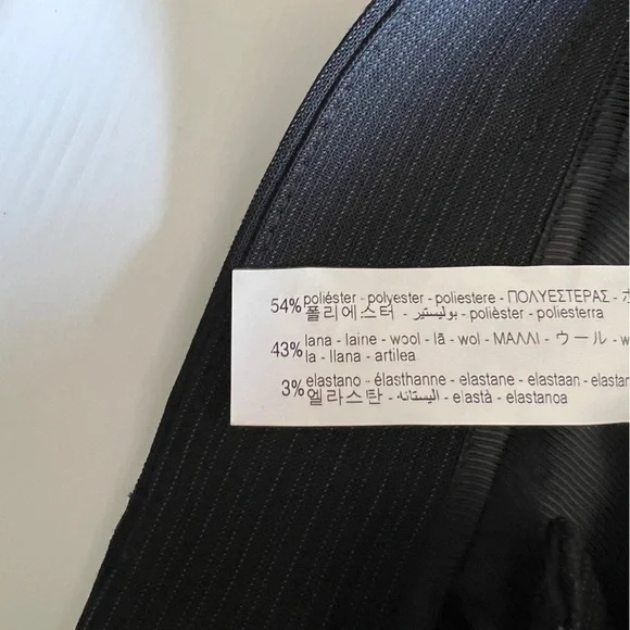 ZARA PINSTRIPE SUIT PANTS LIMITED EDITION BLACK SIZE 34  | 6770/023/800 - Picture 12 of 12